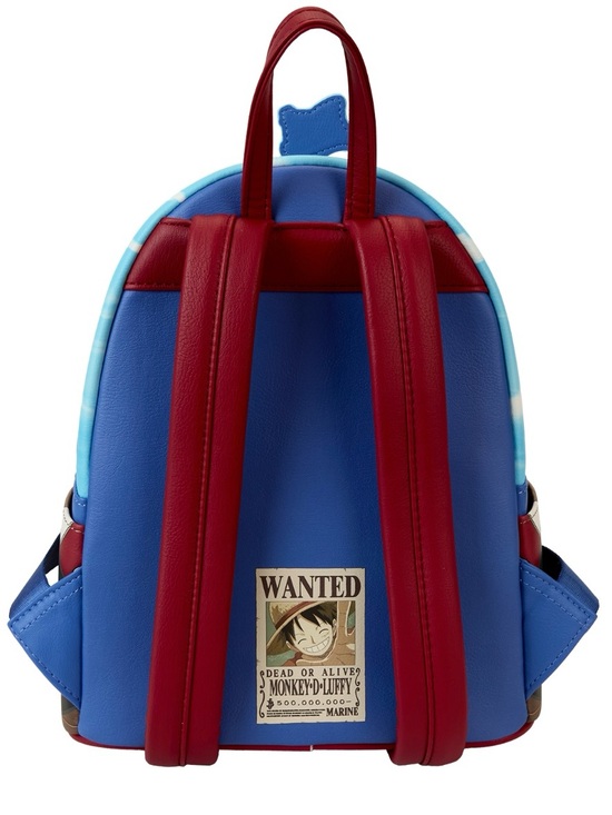 Loungefly One Piece Thousand Sunny Ship Mini Backpack NWT Luffy Sanji Zoro Toei main image 5